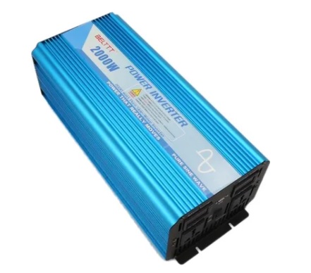 Inversor de Corriente 2000W AC 24V Salida 110v AC 60Hz Onda Pura